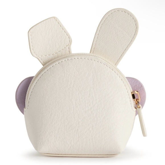 NWT LC Lauren Conrad bunny coin pouch - Picture 2 of 6
